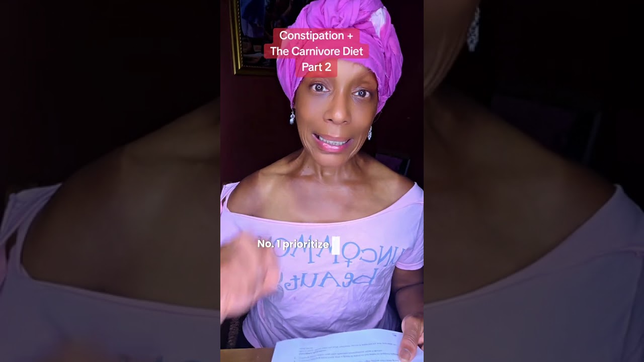 Constipation and The Carnivore Diet . . . Part 2