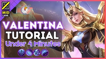 4-Minute Valentina Tutorial in the Mid Lane || (MLBB S37) 2025