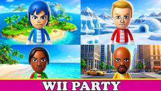 Wii Party Globe Trot – What a Crazy Adventure! Sonic vs Tyrone vs George vs Matt (4K UHD)