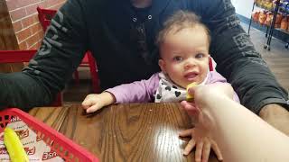 TASTE TEST: Baby Tries a Pickle for the First time!