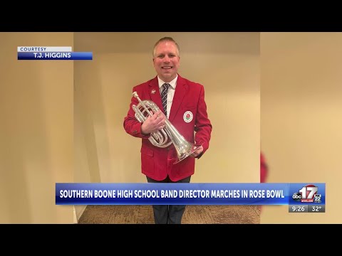 Southern Boone High School band director marches in the 2026 Rose Parade