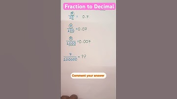 Fraction to Decimal conversion😎🚀#maths #mathstricks #mathtricks #shortvideo #shorts #short #fyp