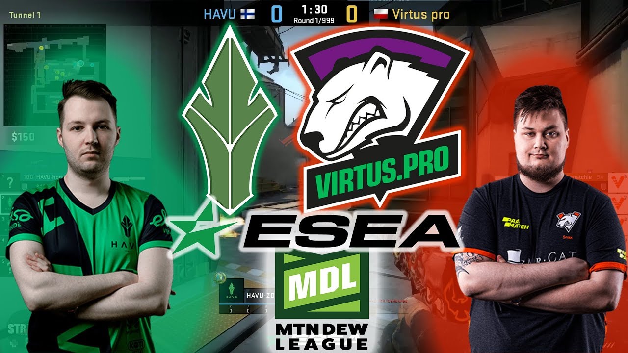 🇫🇮 HAVU vs 🇵🇱 Virtus.pro Highlights - ESEA MDL Season 32 Europe * Train
