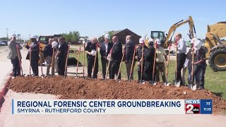 Forensic center breaks ground in Smyrna
