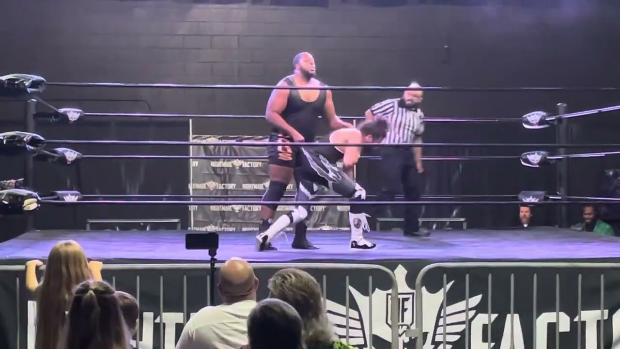 Lamar Diggs vs Louis Levels Nightmare Factory Pro wrestling Cody Rhodes