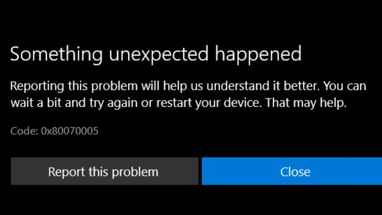 Fix Microsoft Store Error Code 0x80070005 Something Unexpected Happened On Windows 11 PC