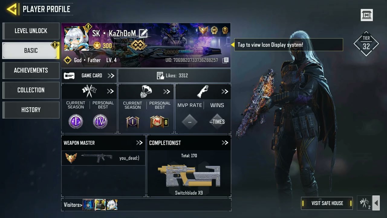 ☑️☀️Mythic Switchblade X9 & Ak117 | Legend Phantom & 5 Legend Gun