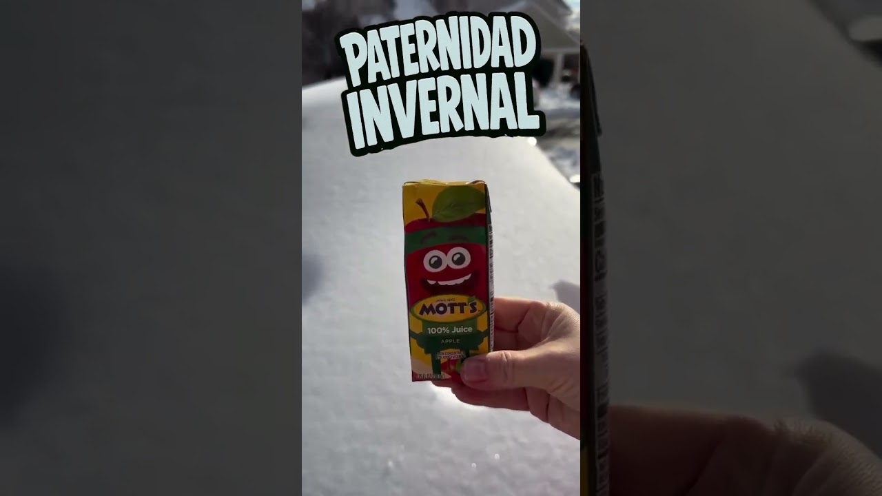 Sobreviviendo el invierno 🦊APRENDIENDO A SER PAPÁ #nieve #frio #paternidad #latino