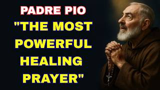 prayer To Saint Padre Pio When Facing Illness And Suffering