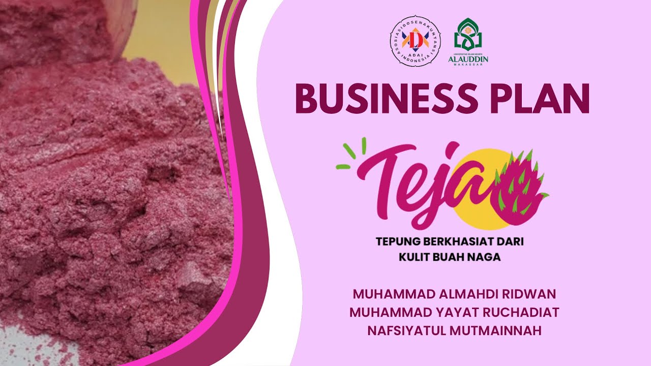 Alaudin Tea International Business Plan ADAI (TEJA PRODUCT) Departement Of ...