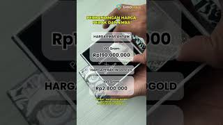 Perbandingan Harga Perak Dan Emas Gramasi 100 Gram  Harganya Bagai Langit Dan Bumi