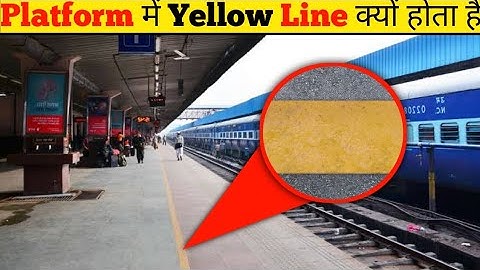 Platform में Yellow Line क्यों होता है #shorts #factich #viralshorts #shortsfact