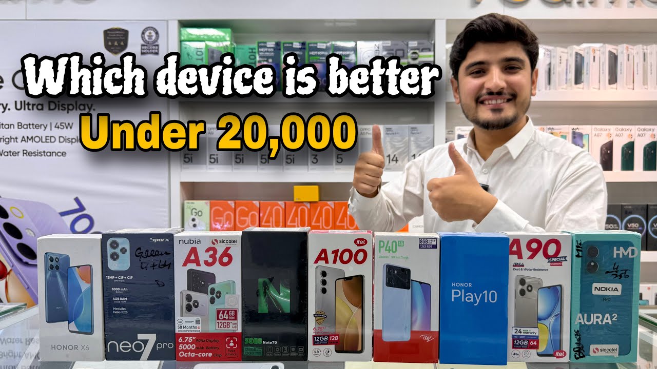 The Best Mobile Phones Under 20,000/- 