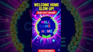 wall hanging craft ideas | welcome to our home wall hanging | #shorts #diy #viral