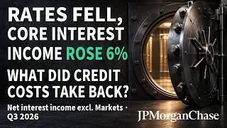 Full Can JPMorgan Sustain Core Earnings Growth ｜ Q3 2026 Loans, Deposits & Credit Costs Guide
