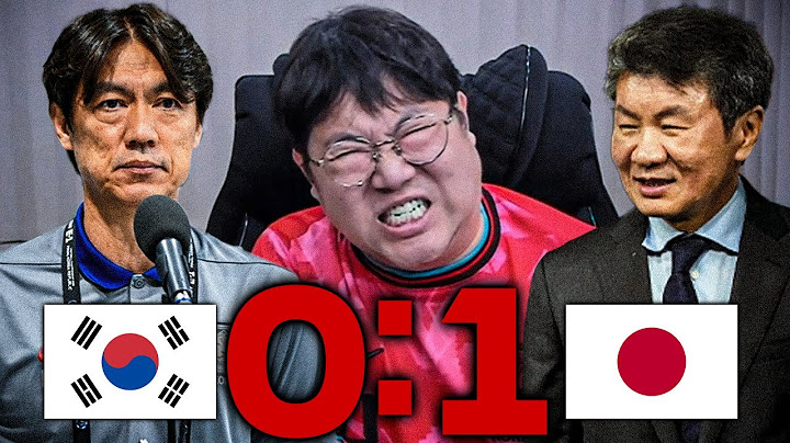 감스트 한일전 패배.. 아무것도 못하고 졌네 실망입니다