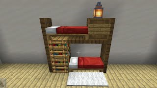 Best Of Bunk Beds In Minecraft Free, How To Make A Bunk Bed In Minecraft No Mods