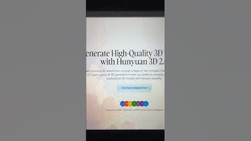 HUNYUAN 3D Image Magic Unveiled!✨ #shorts