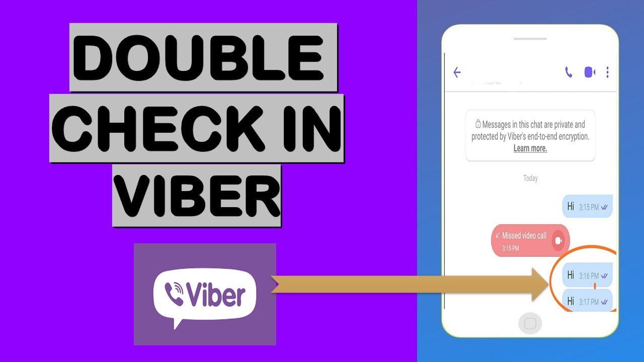 Double Check In Viber YouTube