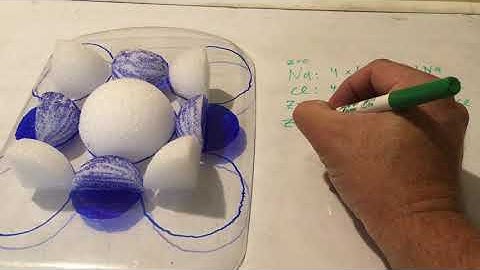 NaCl unit cell stoichiometry