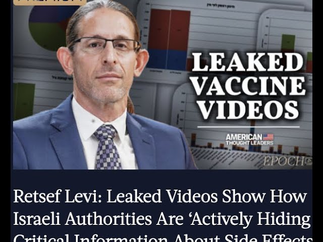 Israeli Authorities Are Actively Hiding Vaccine Side Effects...  Link Below