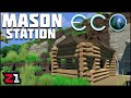 Building a Masonry Shop !  Eco Ep. 4 | Z1 Gaming