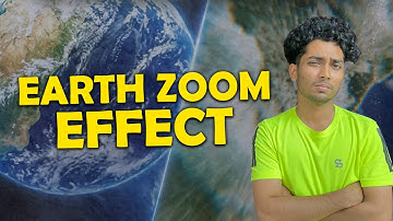 How to create earth zoom effect for free malayalam | Globe zoom effect