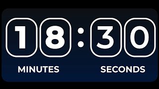 Information 18 Minutes 30 Seconds Timer With Alarm Clock Sound | 1110 Seconds Update
