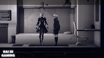 Nier Automata Walkthrough3 Part 71 - Getting All Endings F through Z