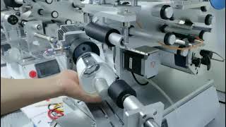 Semi Automatic Wrap Around Labeling Machine For Oval Bottle / Shaped Bottle