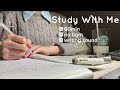 【 Study With Me 】ASMR🗒️✍️60min / writingsound / no bgm