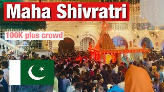 Maha Shivratri Celebration in Karachi Pakistan || Shiv Mandir || 100K Plus Crowd❤