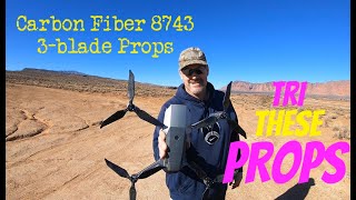 Tri Blades for the Mavic Pro? Dad Random and SteveTesting Carbon Fiber Props