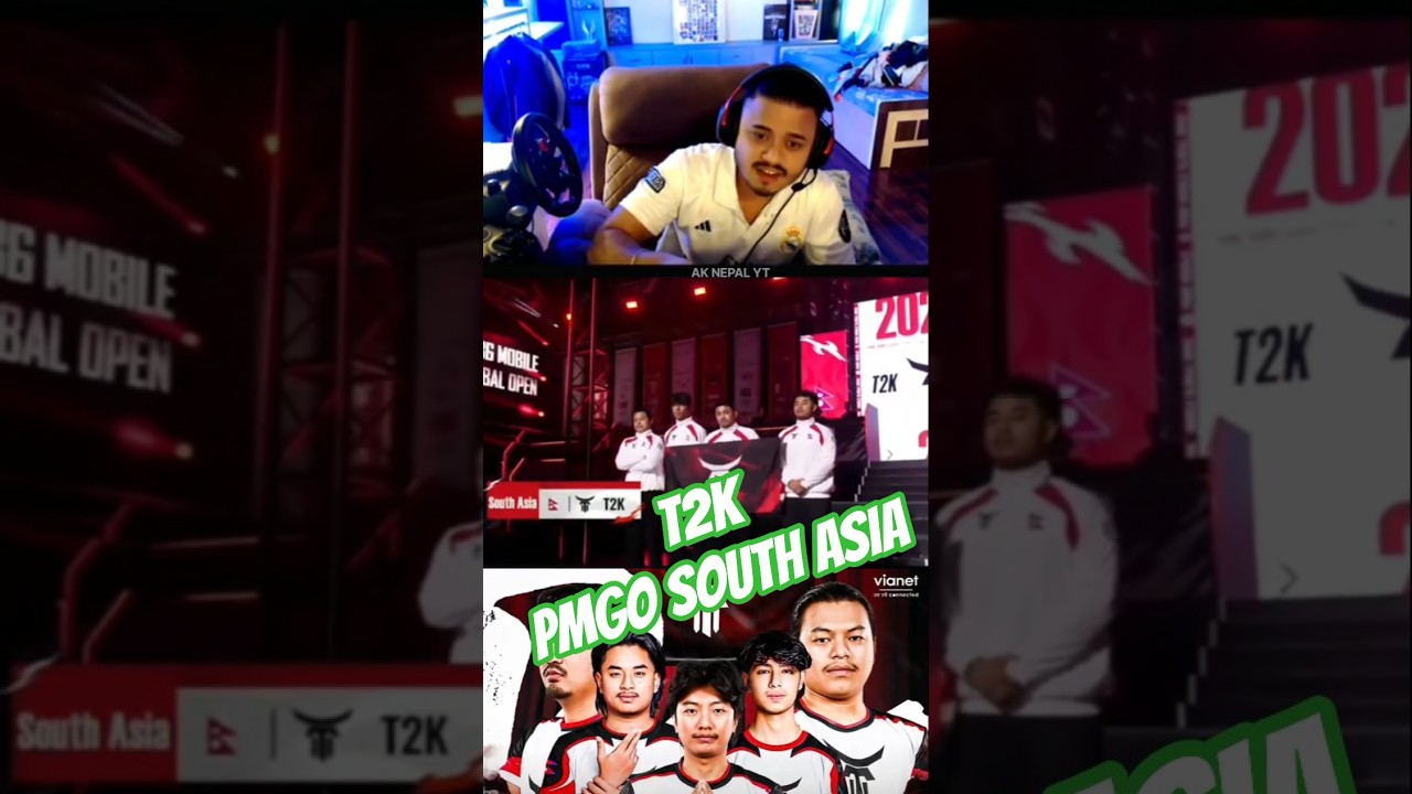 T2K ESPORTS PMGO SOUTH ASIA EVENT ENTERY #CR7HORAA #PMGO #T2K