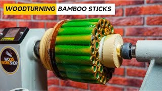 Woodturning - Bamboo Sticks