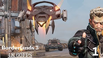 Borderlands 3 Gameplay Walkthrough 4K 60FPS Full Game | Part 1 | No Commentary