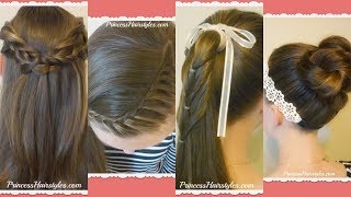4 Cute Hairstyles For School, Quick and Heatless, Part 4