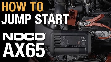 How To Jumpstart using NOCO AX65