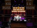 Say Hi 👋 by giving this video a thumbs up 👍 #kidzbop #russelldickerson #grandoleopry