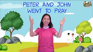 Peter And John Went To Pray | Christian Children Song | Action Song