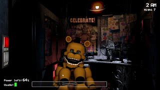 Если бы Fredbear был добавлен в FNaF 1! 1983 Fredbear! (FNaF 1 Мод)