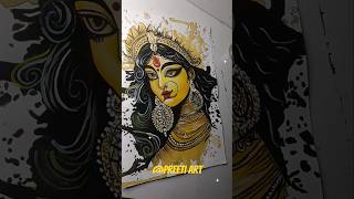 Maa Ambe Acrylic Painting 🙏✨ | Art Process #shorts#shortsvideo