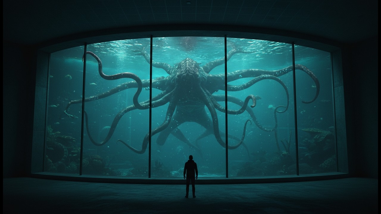 【AI Adventure】 Tour to Aquarium  | Found Footage  #aiart #aquarium