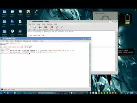 how to install bin file.flv - YouTube