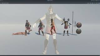Modular Spartan Warrior Unity Asset