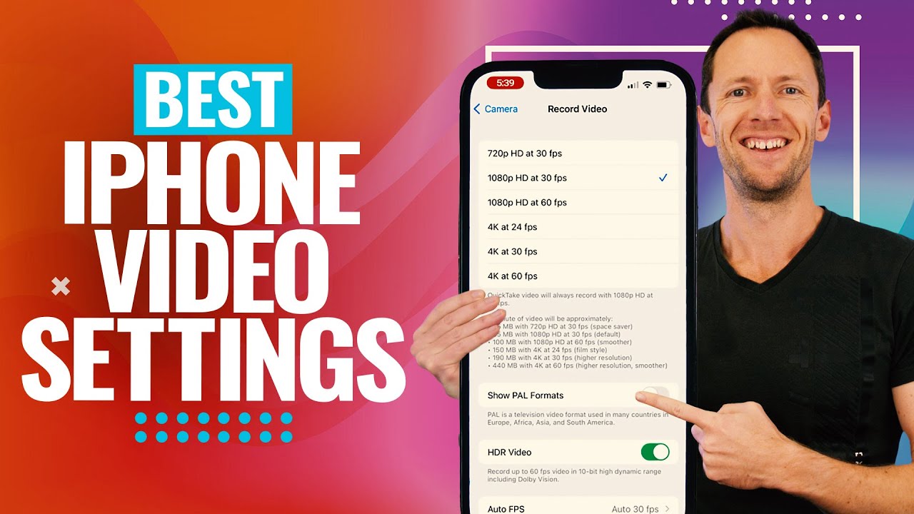 Best IPhone Camera Settings For High Quality VIDEO In 2023 YouTube