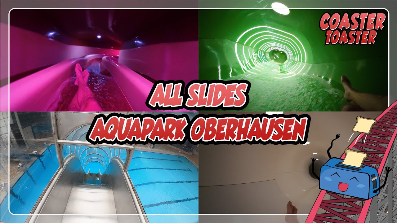 Alle Rutschen im Aquapark Oberhausen | All Slides POV 2024