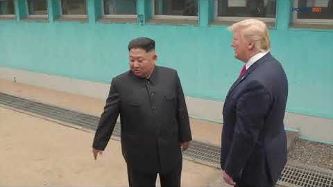 Kim Jong-un recebe Donald Trump na Coreia do Norte