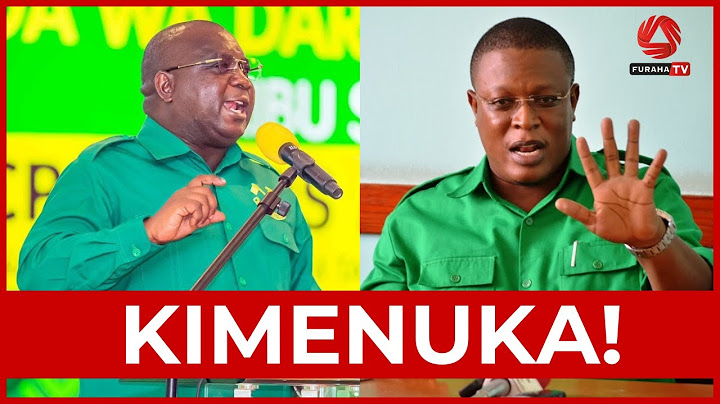 CCM YAIPINGA VIKALI KAULI YA WAZIRI NAPE NAUYE, AMOS MAKALLA: CCM ITASHINDA KWA HAKI SI KWA MBELEKO