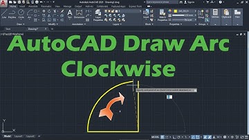 AutoCAD Draw Arc Clockwise